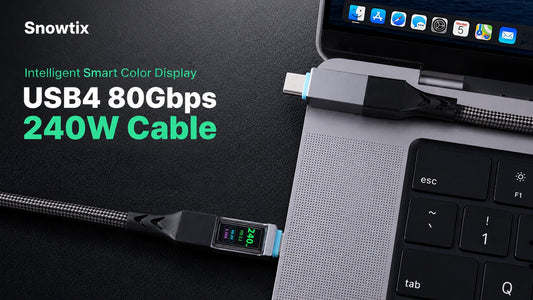 Snowtix USB4 Cable: 80Gbps, 240W, and Key Compatibility Checks