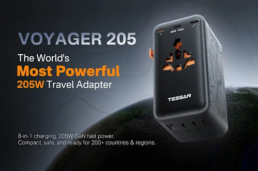 Voyager 205: 205W 8-in-1 Universal Travel Adapter