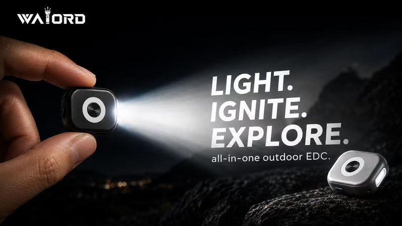 WAIORD K7: A Pocket Light, UV Tool, and Arc Igniter in One