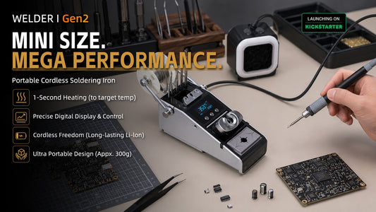 Welder Gen2: 1-Second Heat, 65W Power, and Key Specs