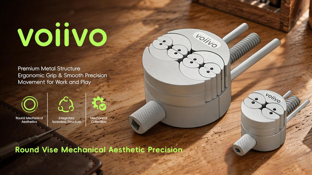 Voiivo Round Vise | Mechanical Aesthetic Precision