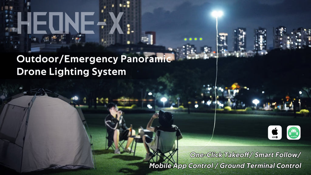 HEONE-X：Automatic Hovering Tethered Intelligent Aerial Light
