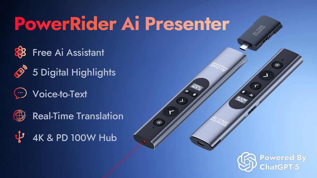 PowerRider: GPT-5 Powered Presenter, Endless Possibilities.