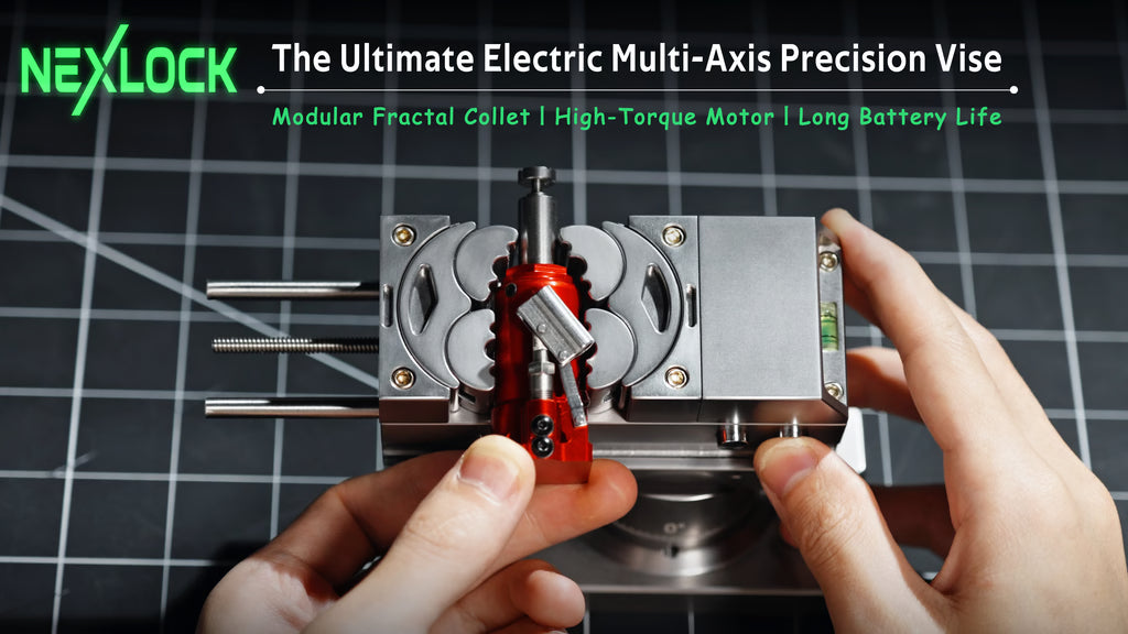 NexLock: The Ultimate Electric Multi-Axis Precision Vise