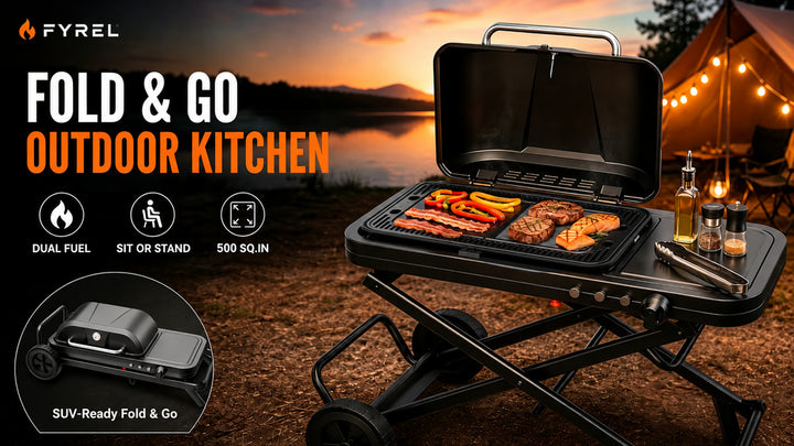 Fold & Go Outdoor Kitchen for Modern Adventures
