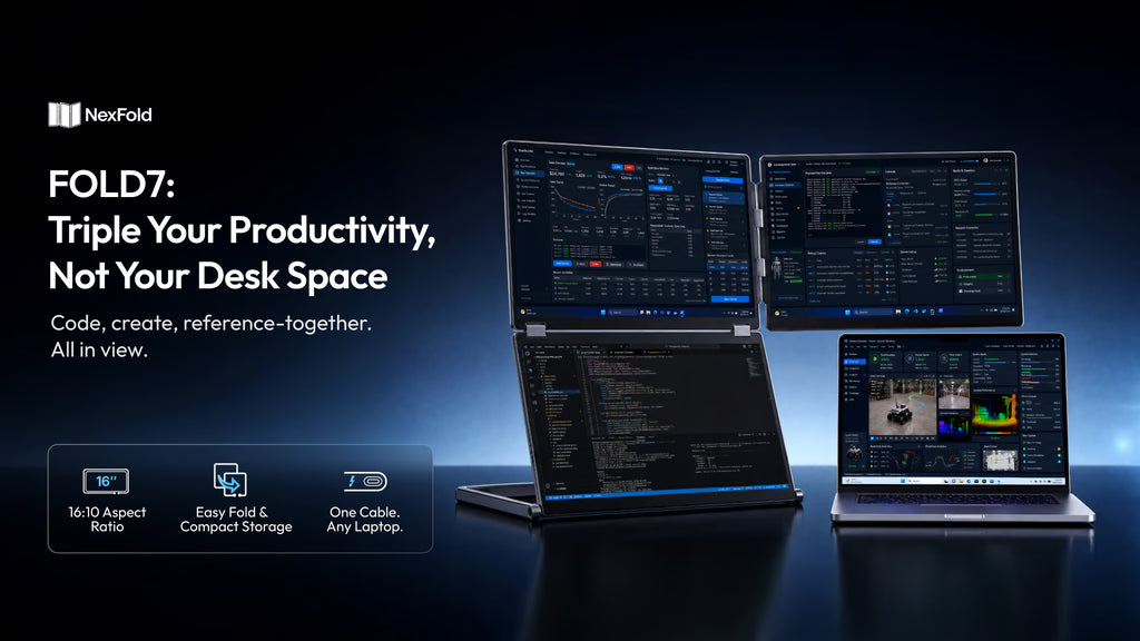 NexFold Fold7: Triple Your Productivity, Not Your Desk Space