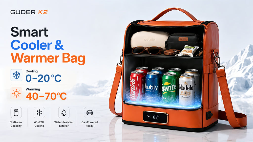 GUOER K2: The Smart Cooler & Warmer Bag for Life on the Go