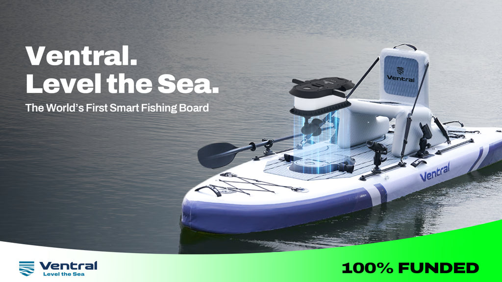 Ventral Inflatable Smart Drive Fishing Board with GPS