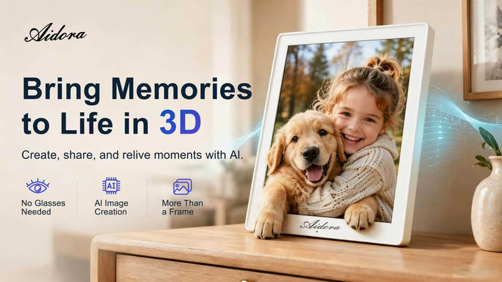 Aidora: The First AI 3D Frame That Makes Memories Feel Alive