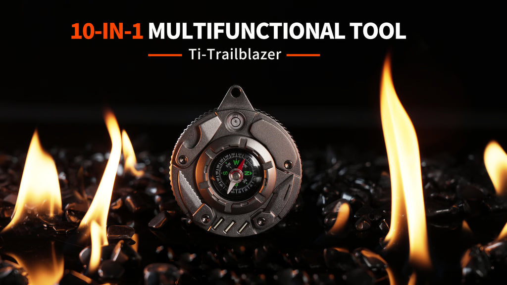 Ti-Trailblazer: The Ultimate EDC Titanium Survival Compass