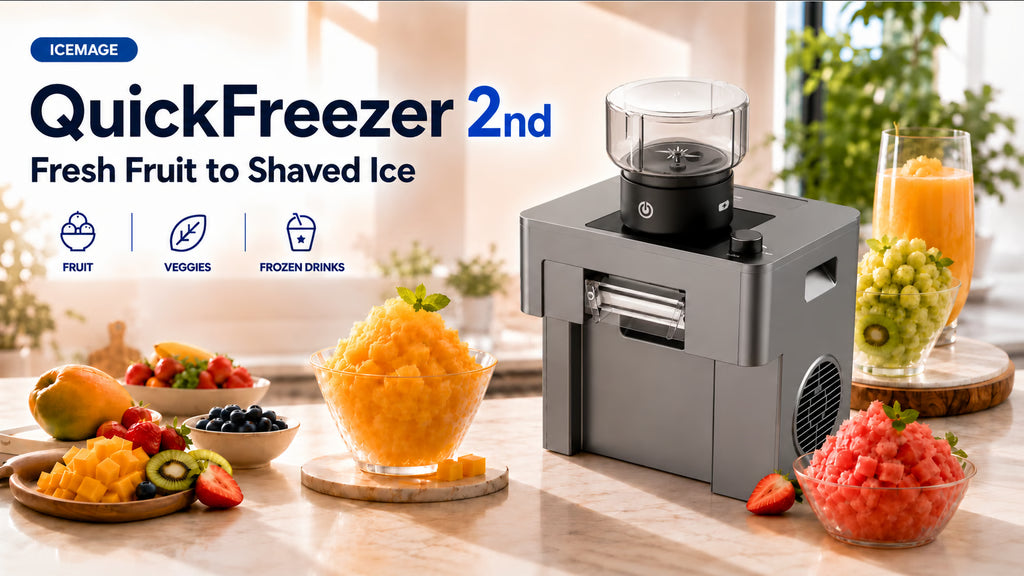 Nature Smooth Snow: Healthy Fresh Fruit Shaved Ice Maker