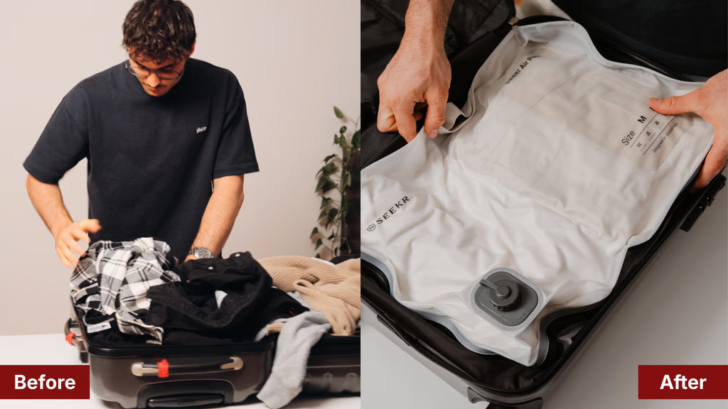 Seekr Air Pack: Shrink Your Luggage by 70%