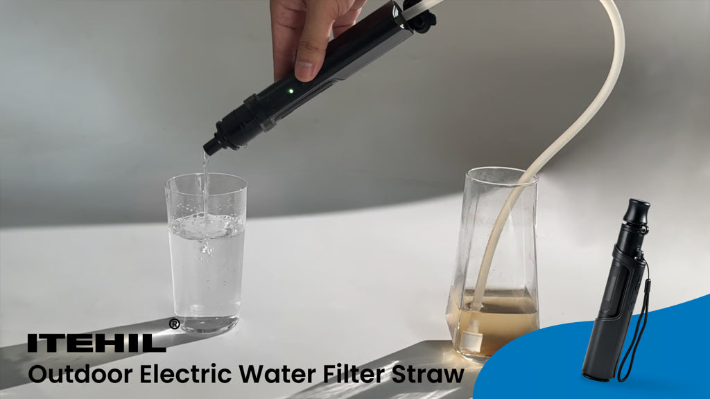 ITEHIL E02 — Electric Outdoor Water Filter Straw