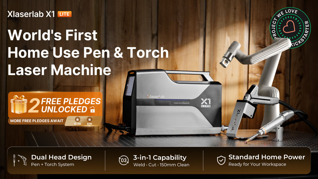 X1 LITE: World's First Home Use Pen & Torch Laser Machine