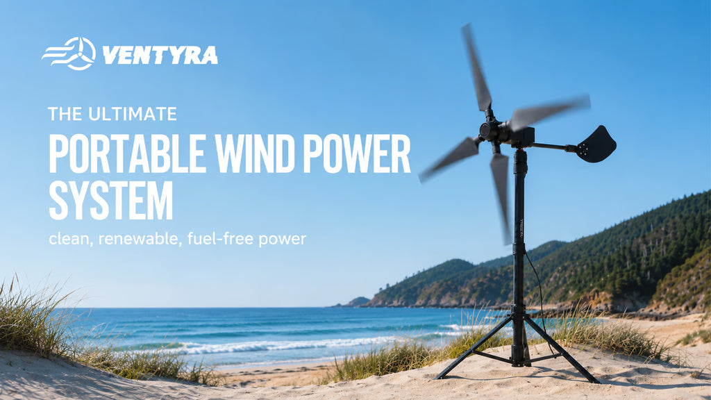 VENTYRA R1 — Portable Wind Power System for Off-Grid Freedom
