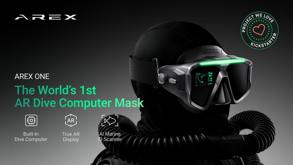 AREX | AR Dive Computer Mask & Marine Life Identification