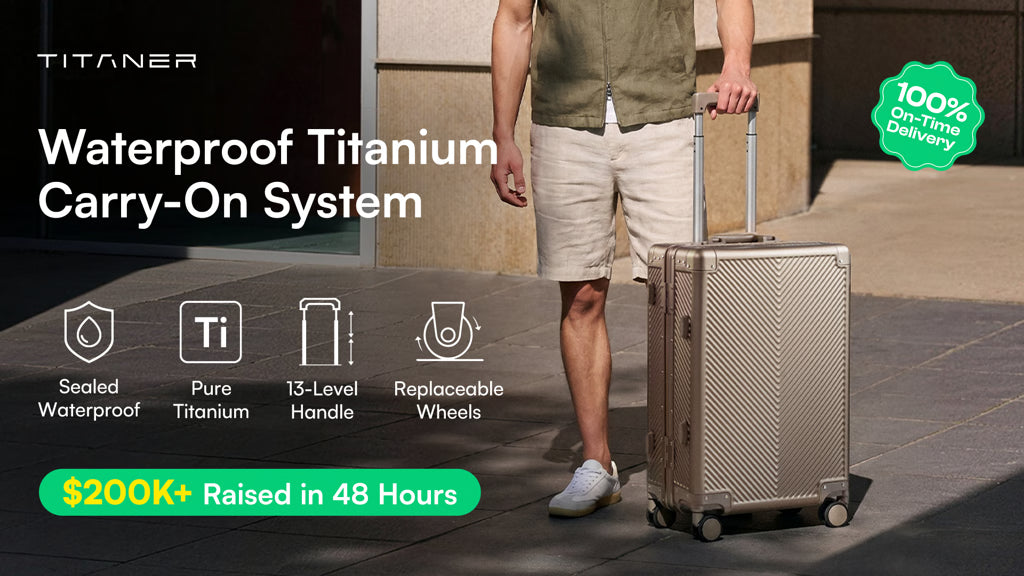Titaner Voyager: Waterproof Titanium Carry-On System