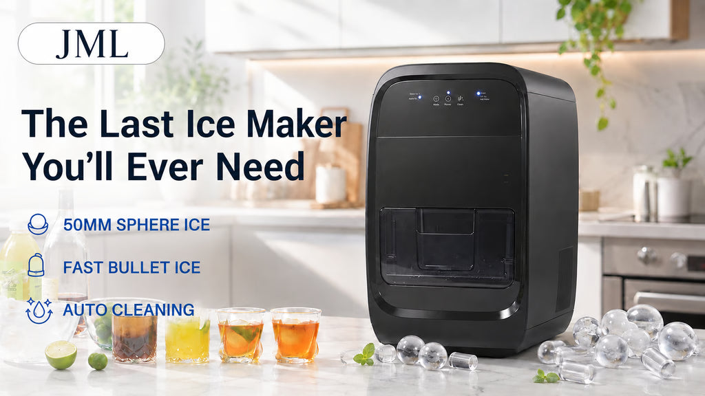 The 2-in-1 Ice Maker for Better Drink: Bullet & Sphere Ice