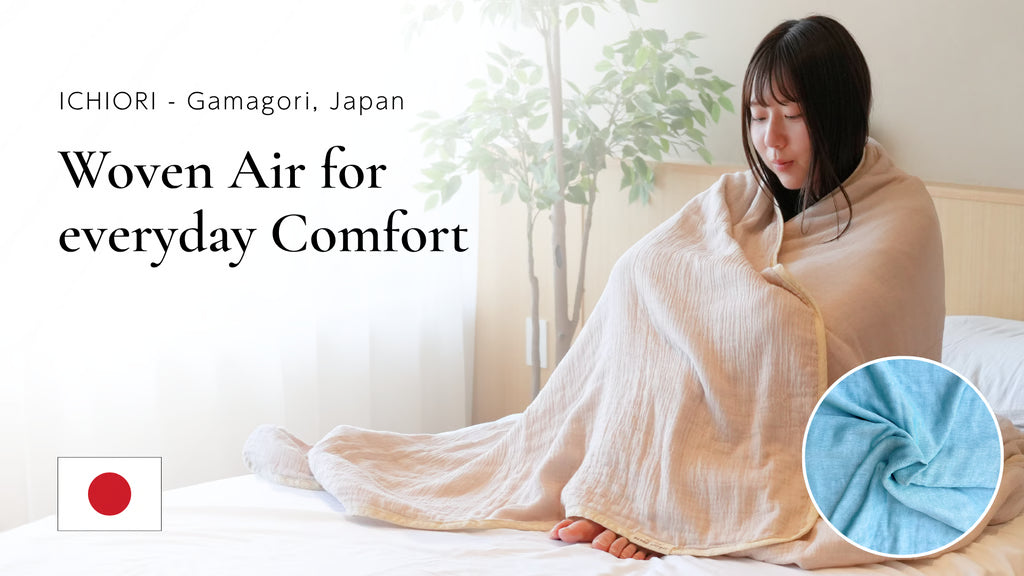 ICHIORI: A Japanese Gauze Blanket for Everyday Comfort