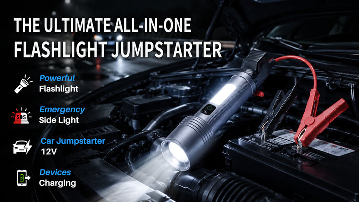 FlashRev S1: 4-in-1 Flashlight for Any Outdoor Emergency